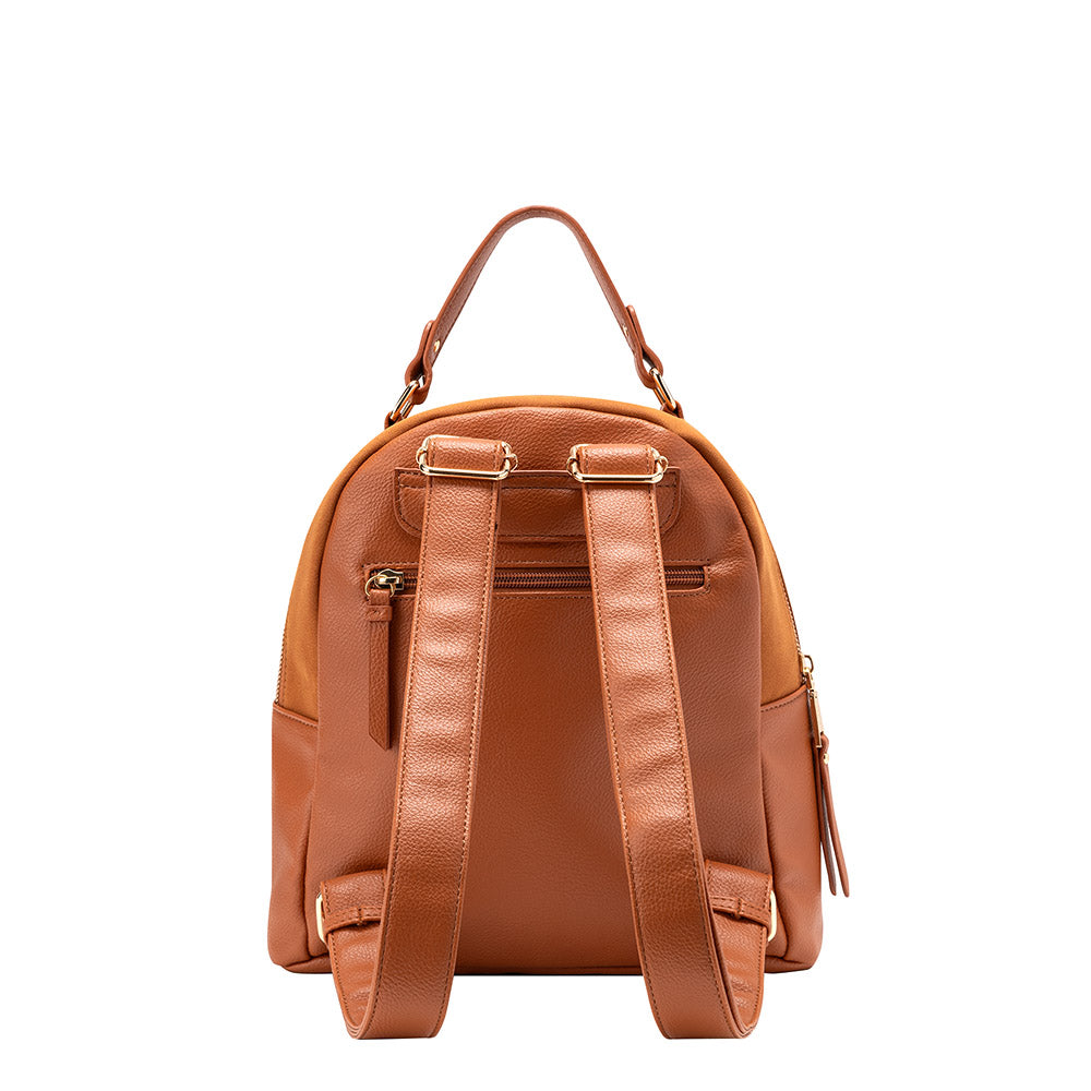 Mochila Lourdes Fw24 Cafe Medio M