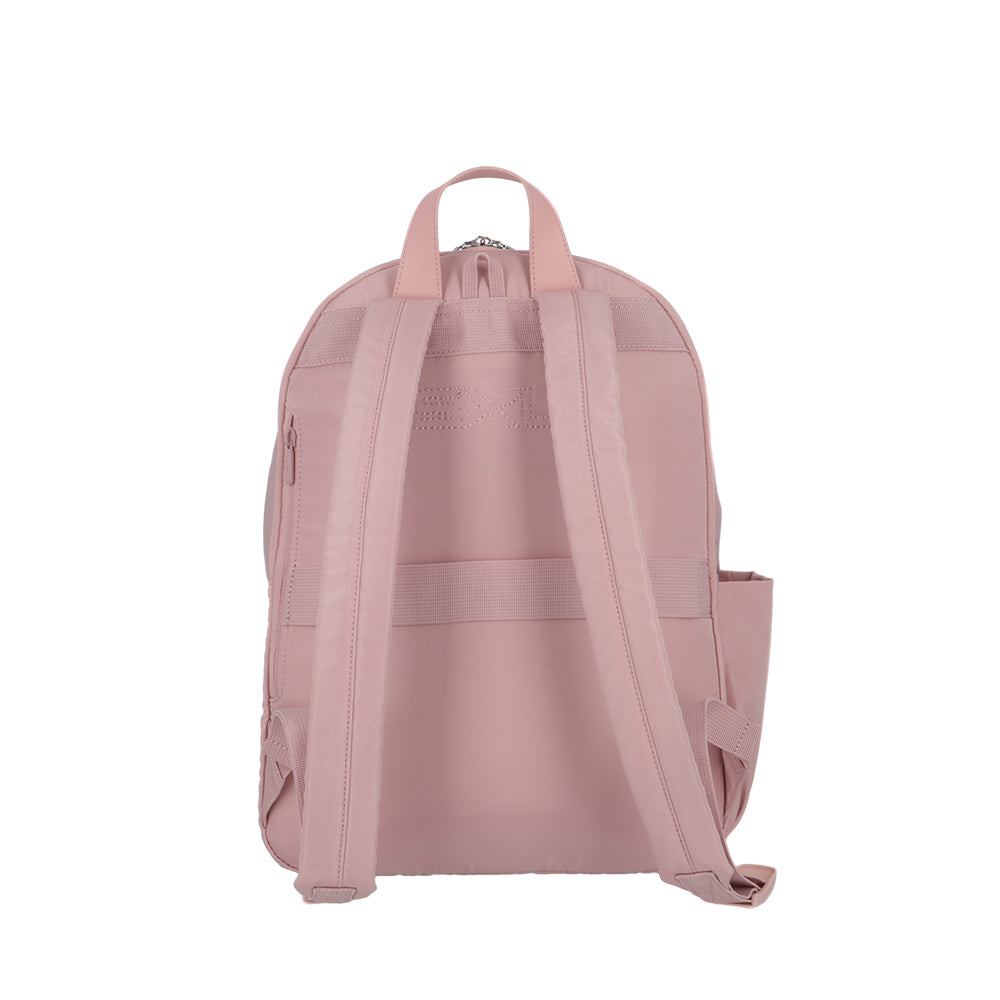 Mochila para notebook mujer Tunnel rosada 15"