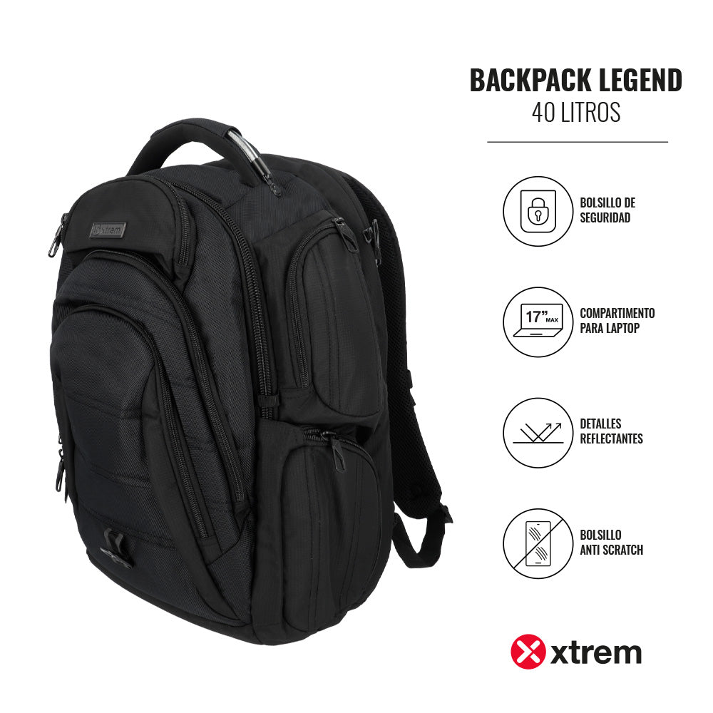 Mochila Legend 4Xt Black XL