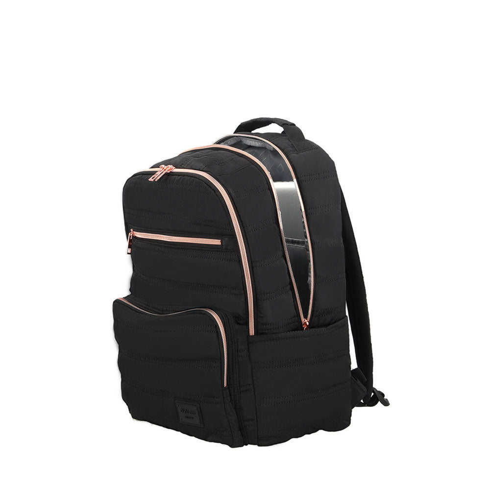 Mochila para notebook mujer Nebraska 16'' negra