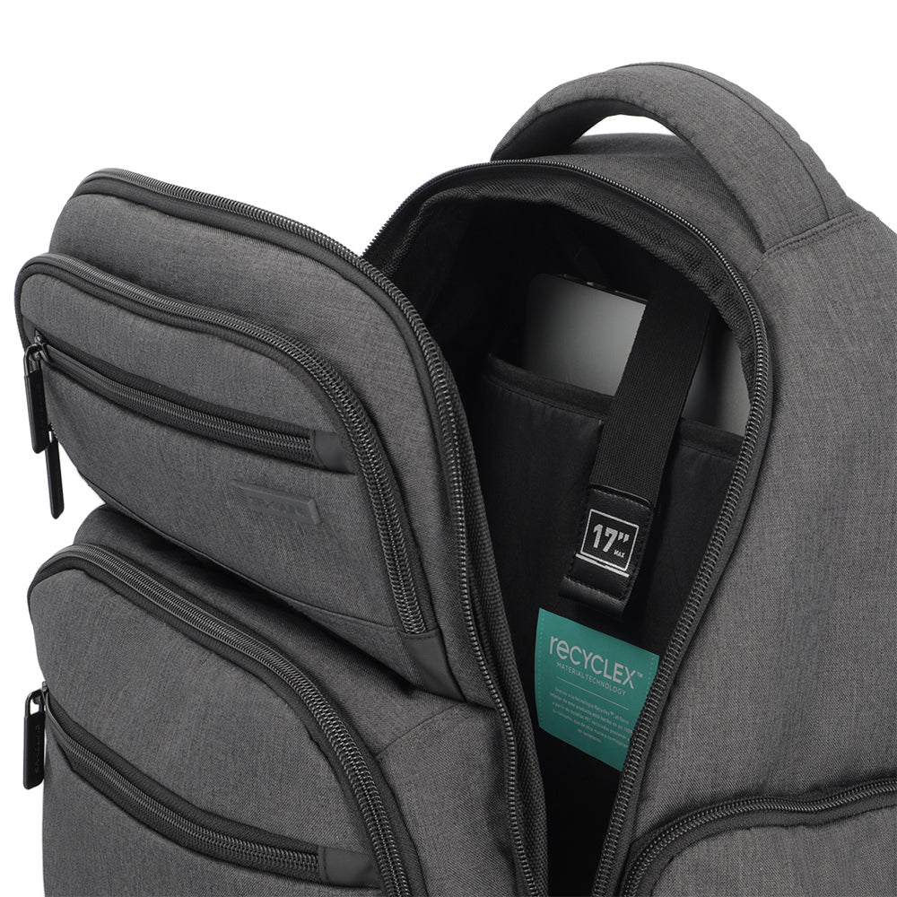 Mochila para notebook Banker gris 17"