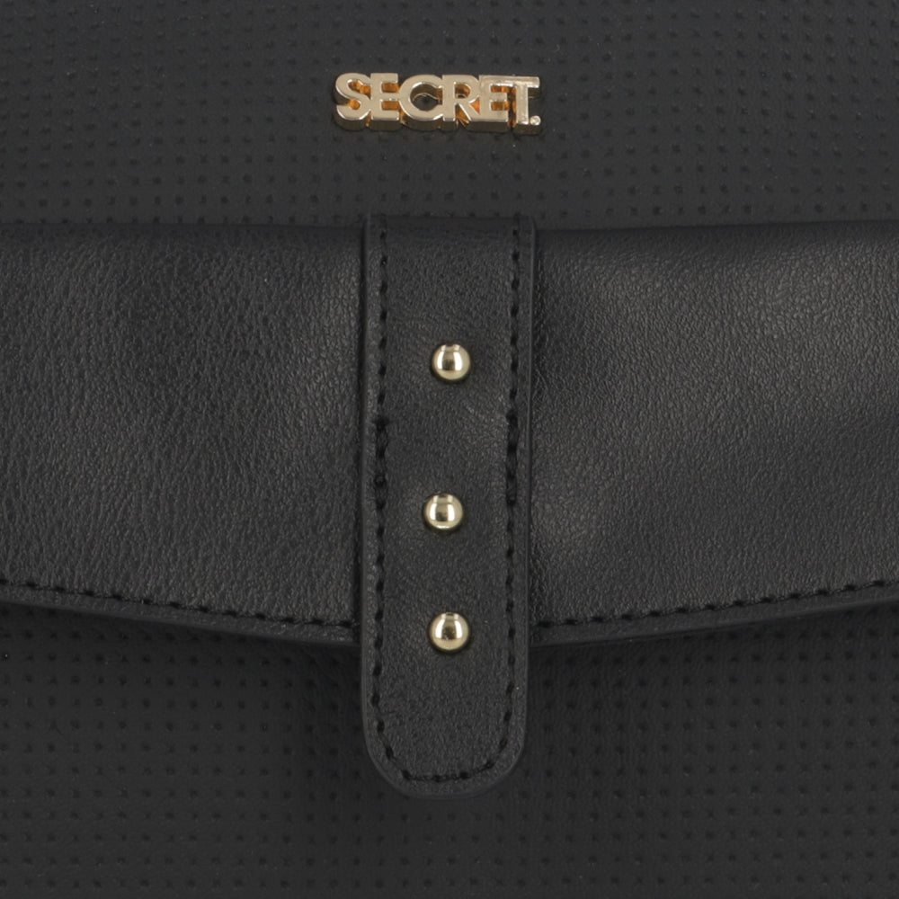 Cartera Bandolera Parma Negra Pequeña