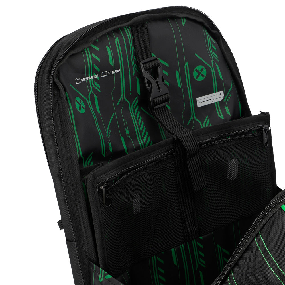 Mochila Gamerpack 4Xt Black/Green L