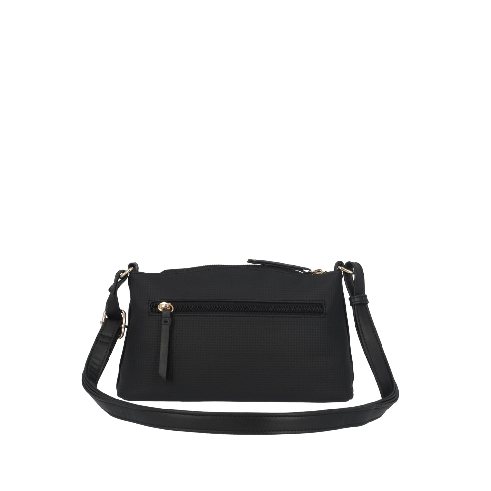 Cartera Bandolera Parma Negra Pequeña