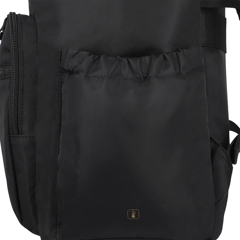 Mochila maternal Parentpack con mudador negra
