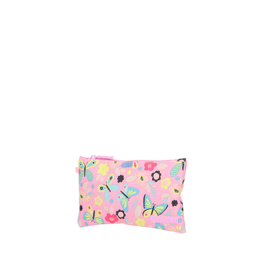 Set mochila con ruedas escolar Run Pack Pink Forest 3 piezas