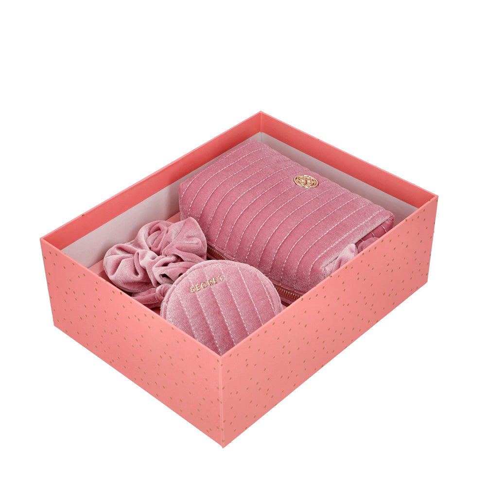 PACK COSMETIQUERO + JOYERO + COLLET TUNISIA FW24 ROSA