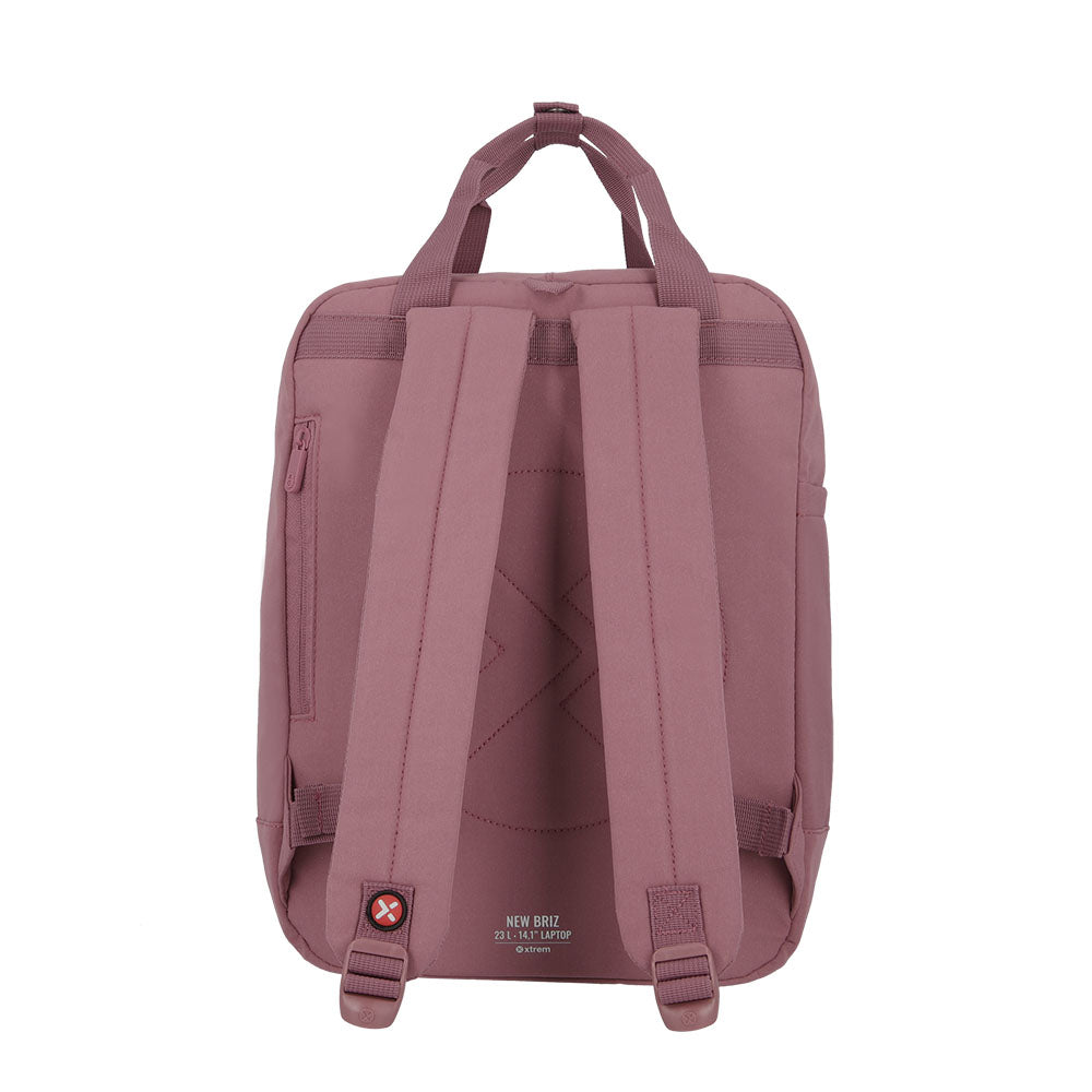 Mochila para laptop mujer New Briz 14.1'' rosada