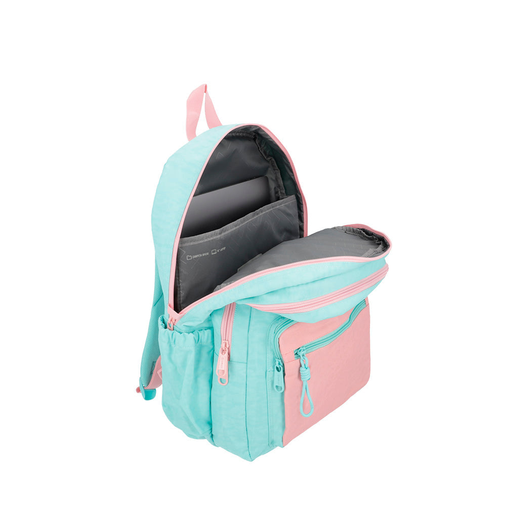 Mochila Bradford 4Xt Bright Aqua / Coral L