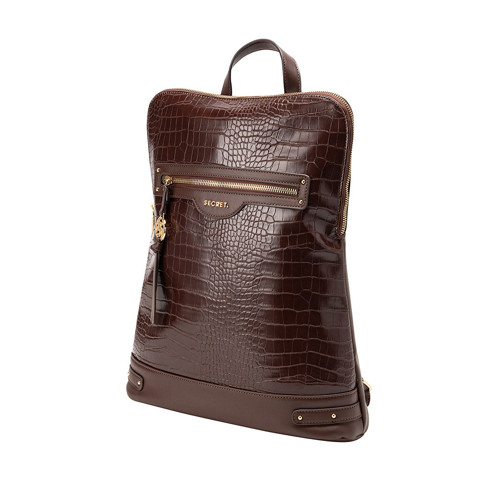 Mochila para notebook 14" Polonia café