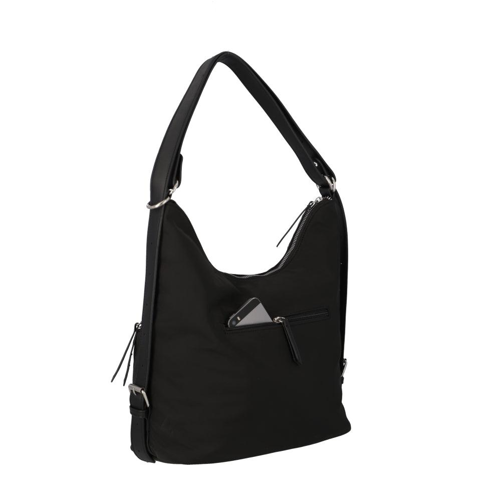 Mochila Cartera Chicago Negra Grande