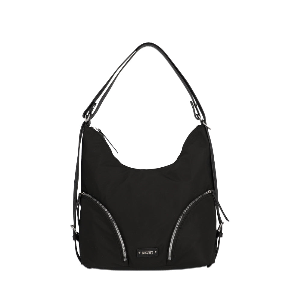 Mochila Cartera Chicago Negra Grande