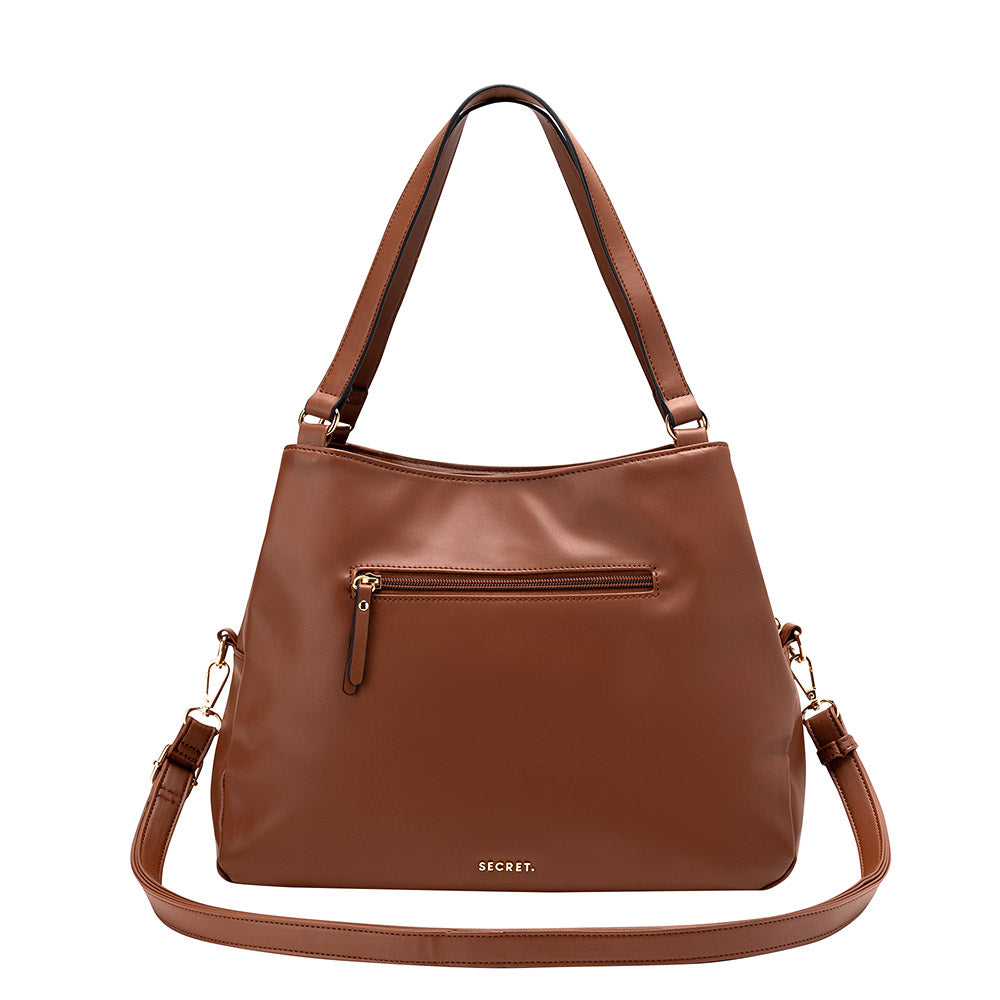 Cartera De Hombro 3Dv Mantua Fw24 Cafe L