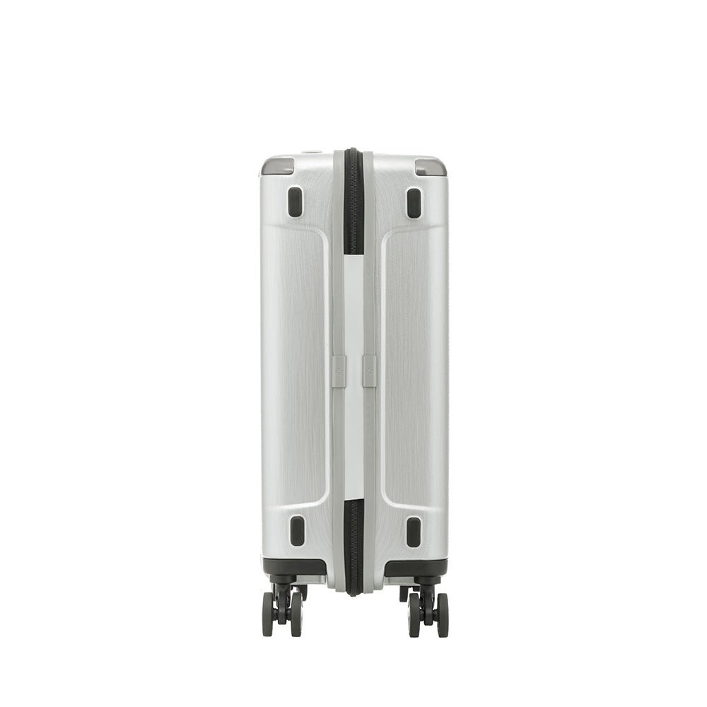 Maleta Rígida Evoa Spinner 55/20 Plata Cepillada Cabina