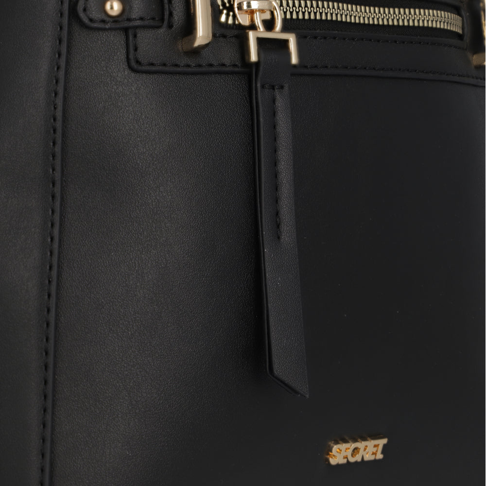 Mochila Capri Negra Mediana