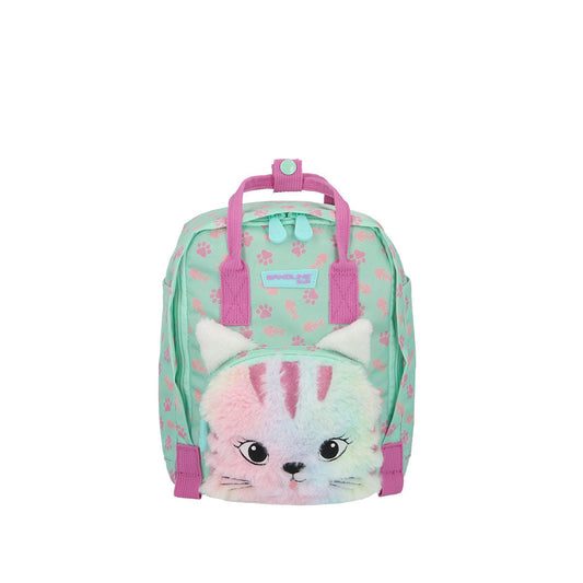 Mini mochila infantil Saxoline Cooper Cat menta