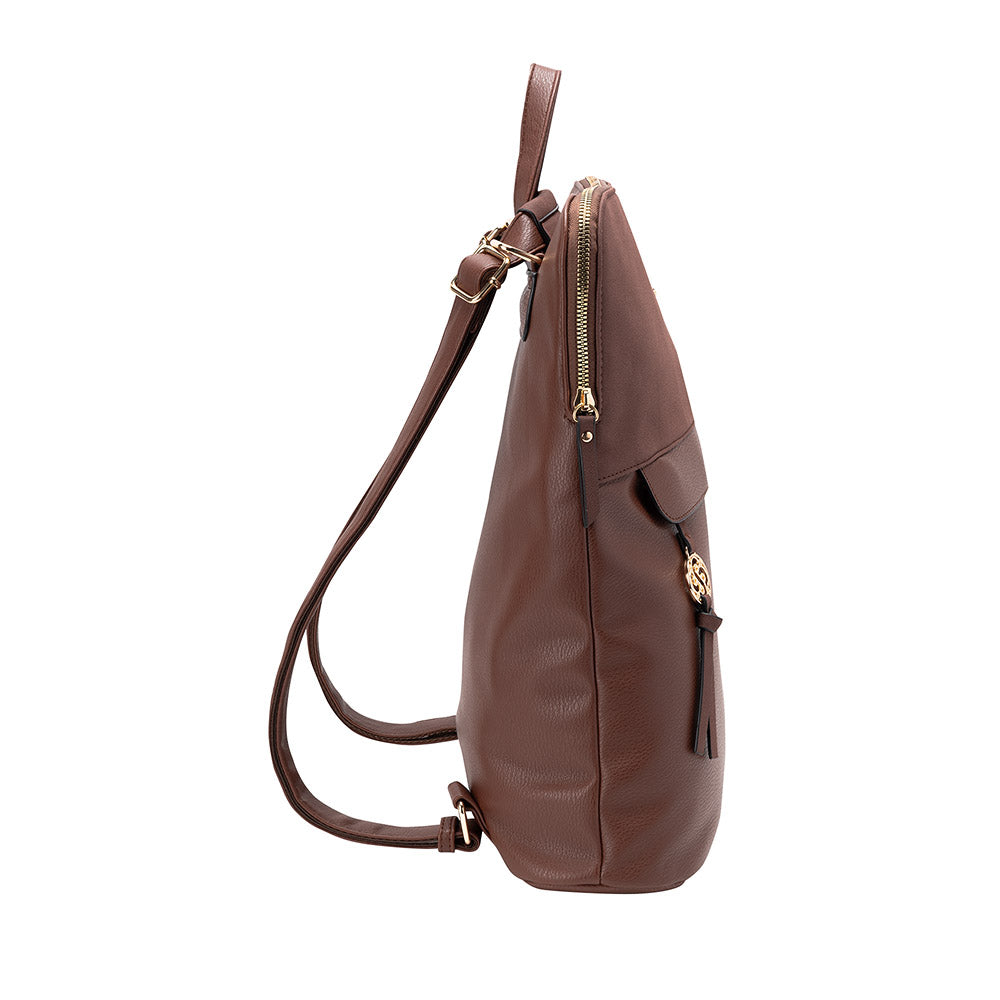 Mochila Para Notebook Laurens Fw24 Cafe XL