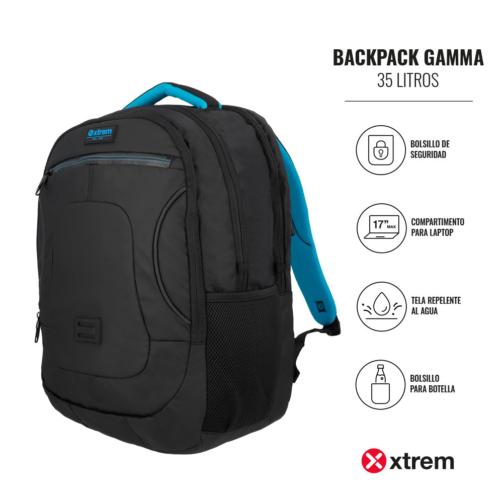 Mochila Gamma 4Xt Black/Blue M
