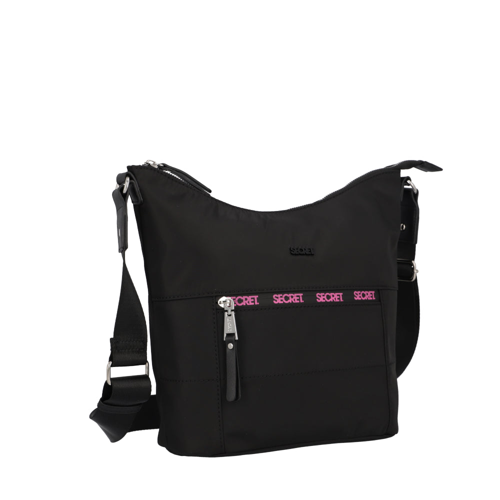 Cartera Bandolera Estocolmo Negra Grande