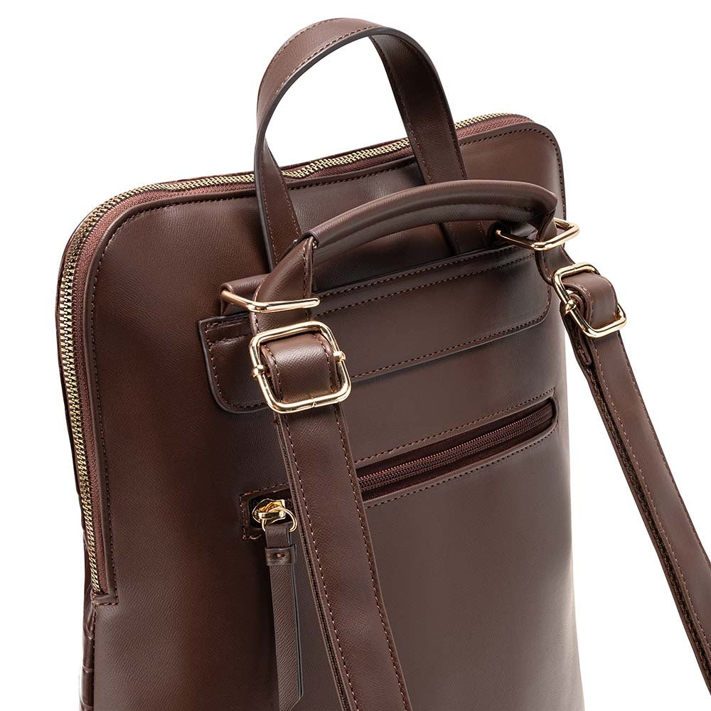 Mochila para notebook 14" Polonia café