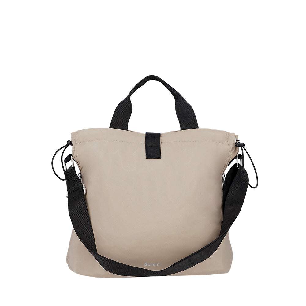 Cartera de Hombro Amelia Beige Pequeña