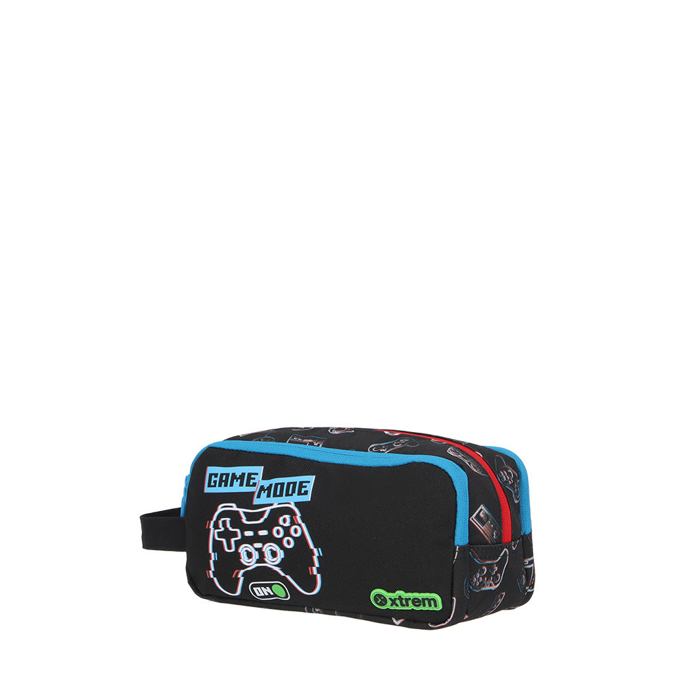 Estuche para lapices grande University Gamer negro