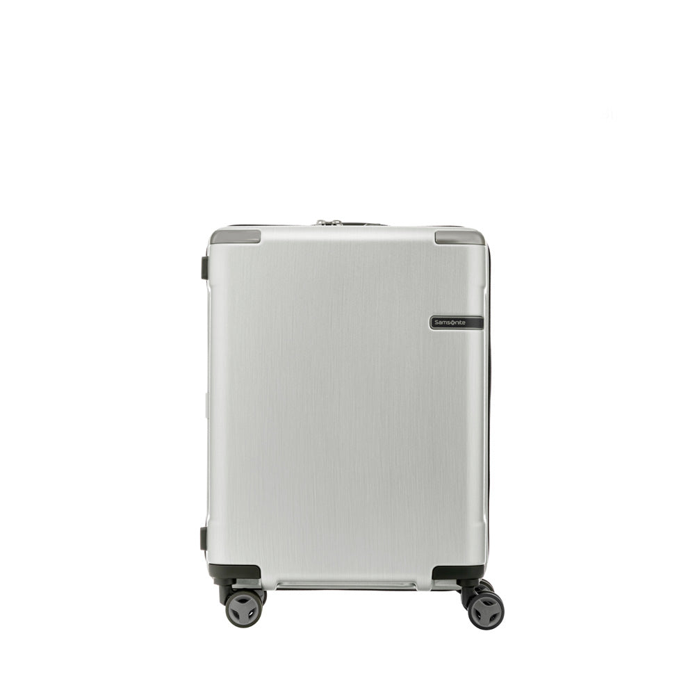 Maleta Rígida Evoa Spinner 55/20 Plata Cepillada Cabina