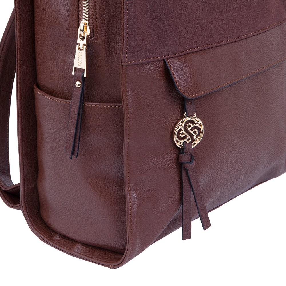 Mochila Clásica Lourdes Café