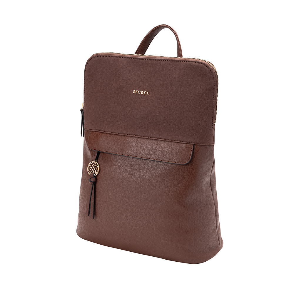 Mochila Para Notebook Laurens Fw24 Cafe XL