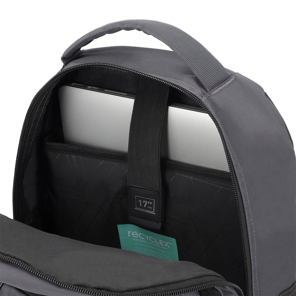 Mochila para notebook Crossway gris 17"