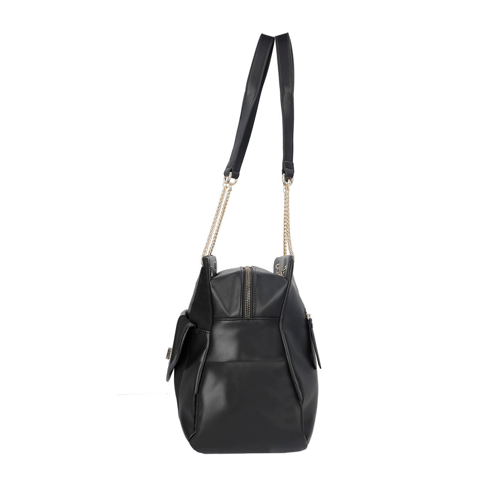 CARTERA DE HOMBRO SUIZA FW24 NEGRO L