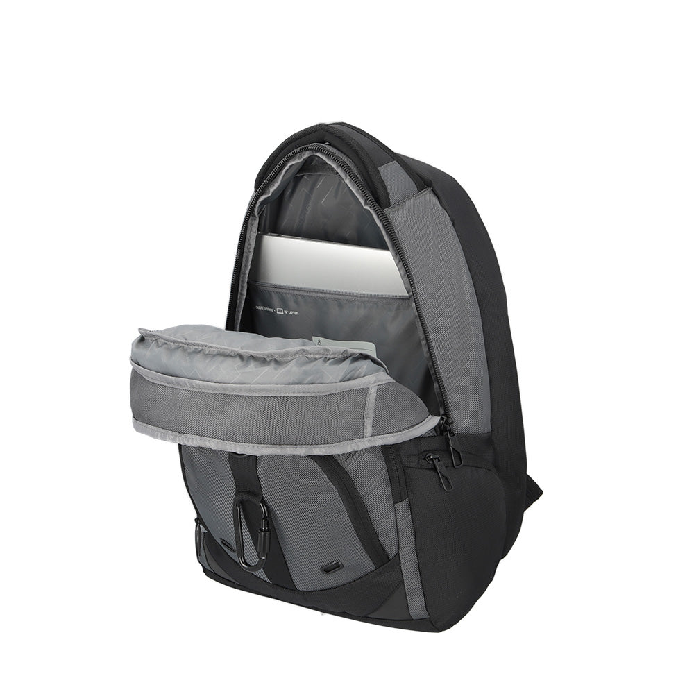 Mochila para laptop hombre West 16'' gris