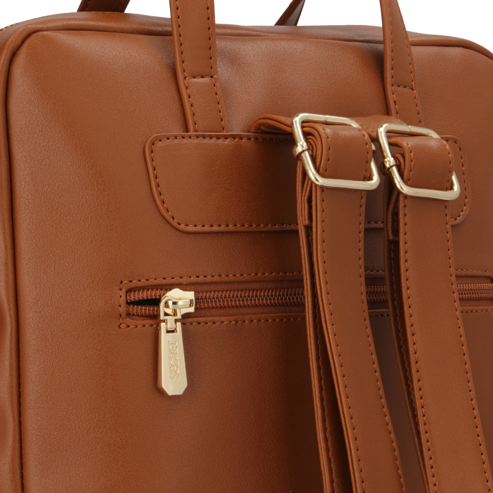 Mochila Notebook Mujer Secret Chipre Brown XL