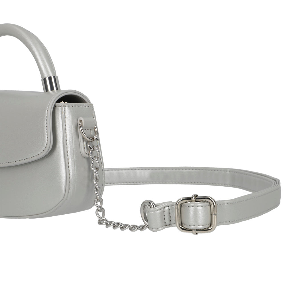 BANDOLERA BRERA FW24 PLATEADO XS