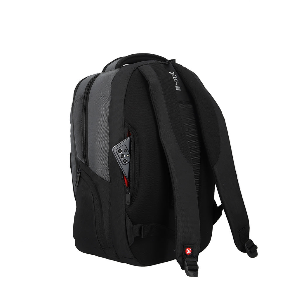 Mochila para laptop hombre West 16'' gris