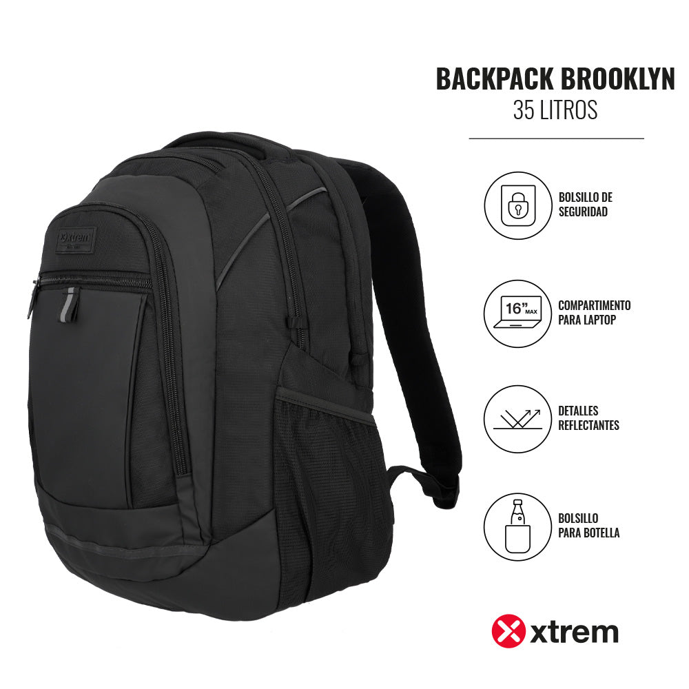 Mochila Brooklyn 4Xt Black M