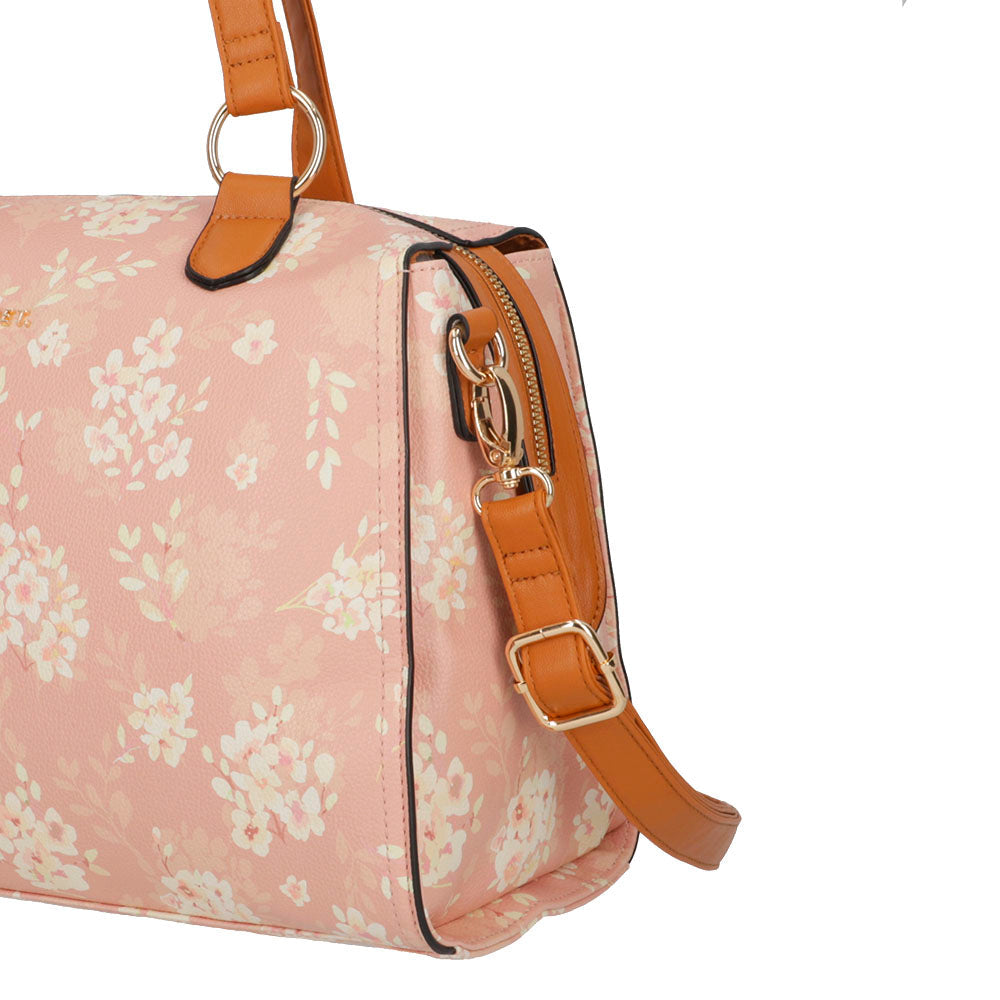 Cartera de mano Mother beige tostado L