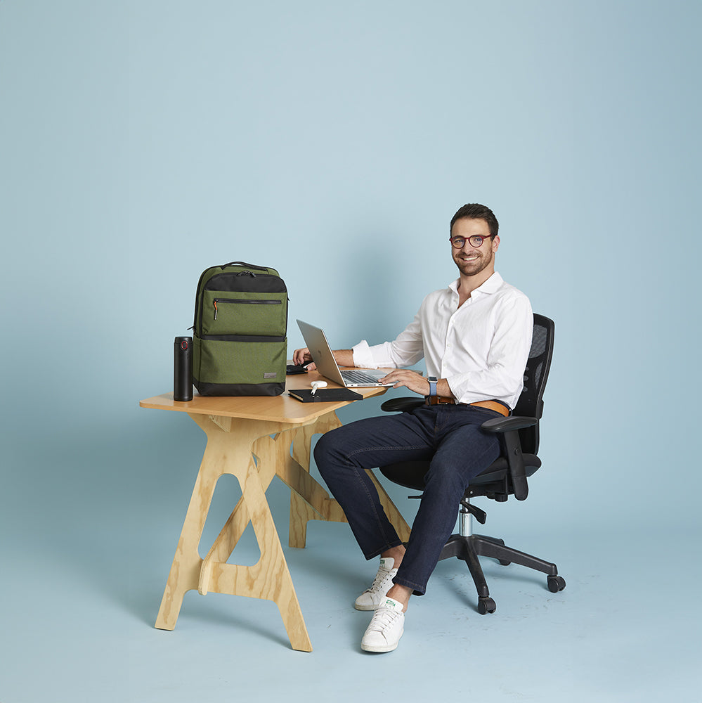 Mochila Notebook STATION 4SX SAFARI GRN L