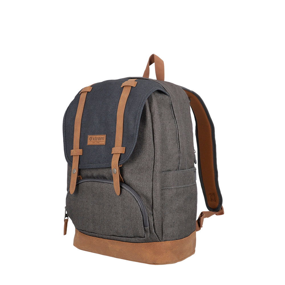 Mochila Straps 4Xt Grey / Blue L
