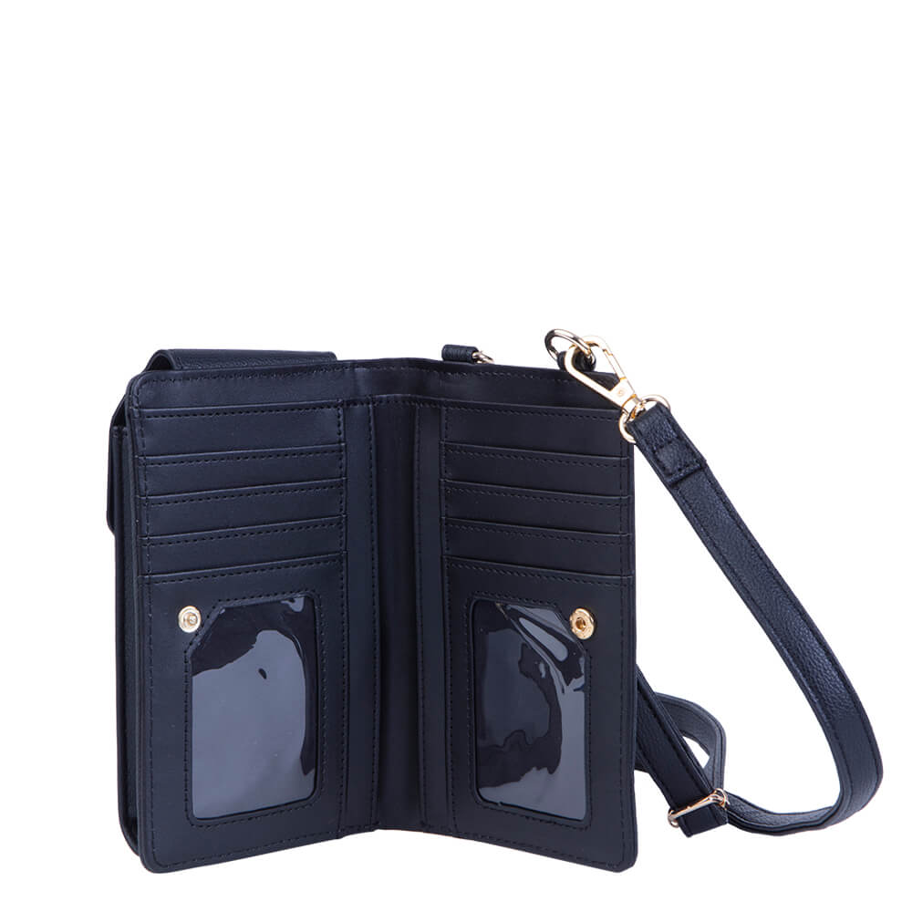 Porta celular Clásico Ferrara Negra