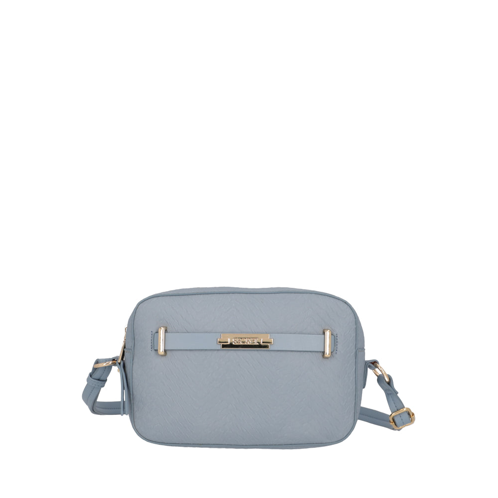 Cartera Bandolera Kansas Azul Celeste Pequeña