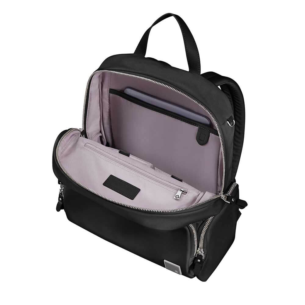Mochila casual Samsonite Essentially Karissa Backpack 3 Pockets Black Mujer