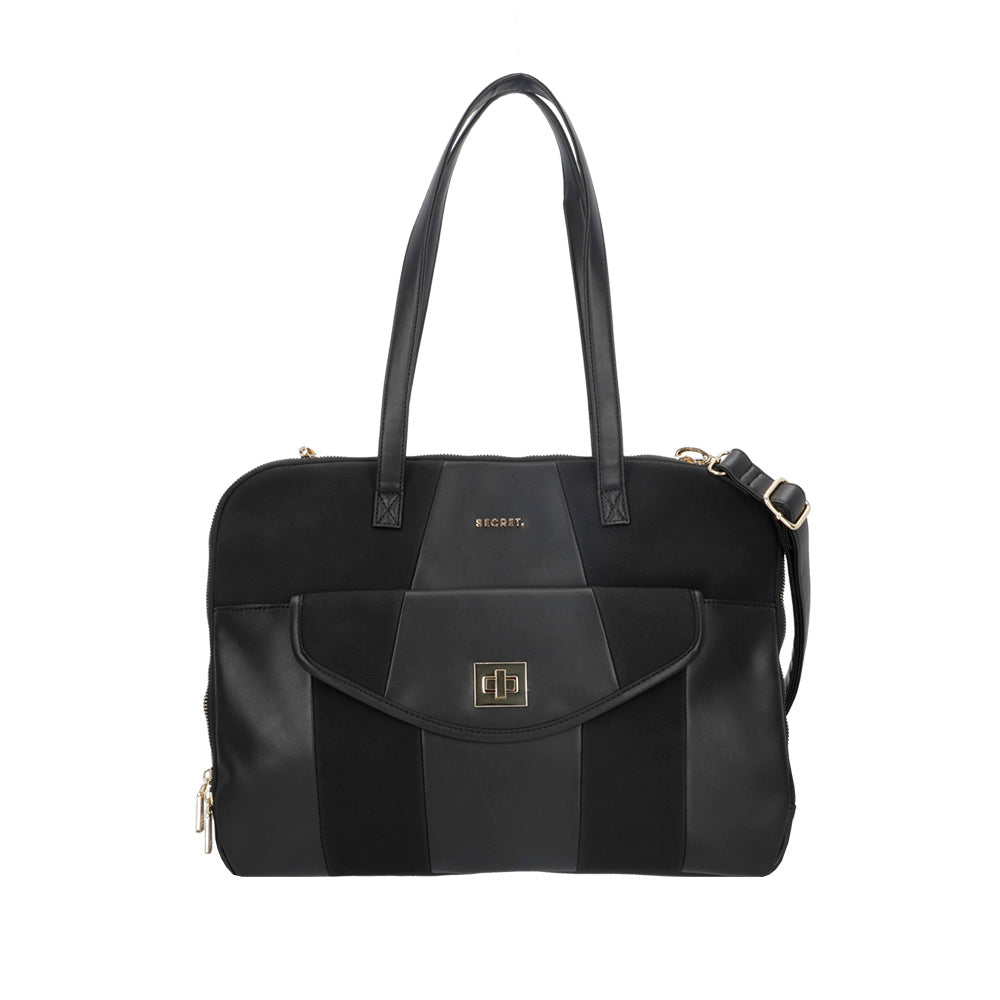 CARTERA PARA NOTEBOOK SUIZA FW24 NEGRO L