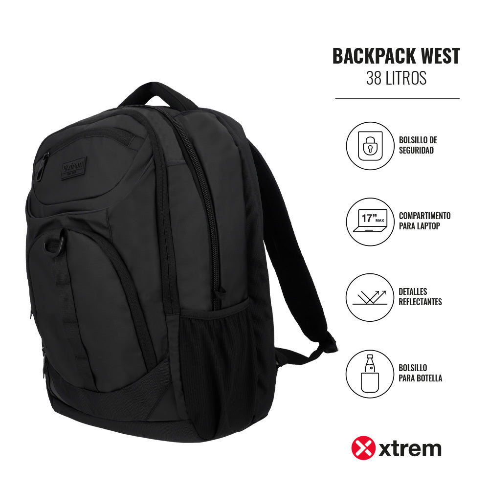 Mochila West 4Xt Black L