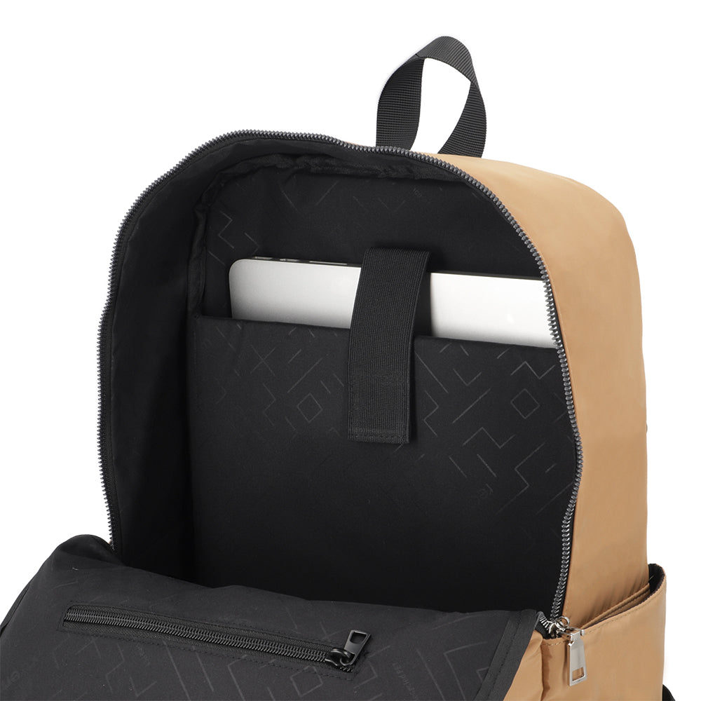 Mochila para notebook mujer Lexie beige 14.1"