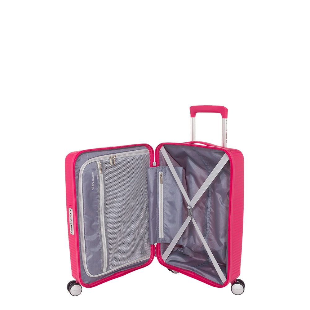 Maleta Rígida Disc O Spinner 55/20 Fucsia Cabina