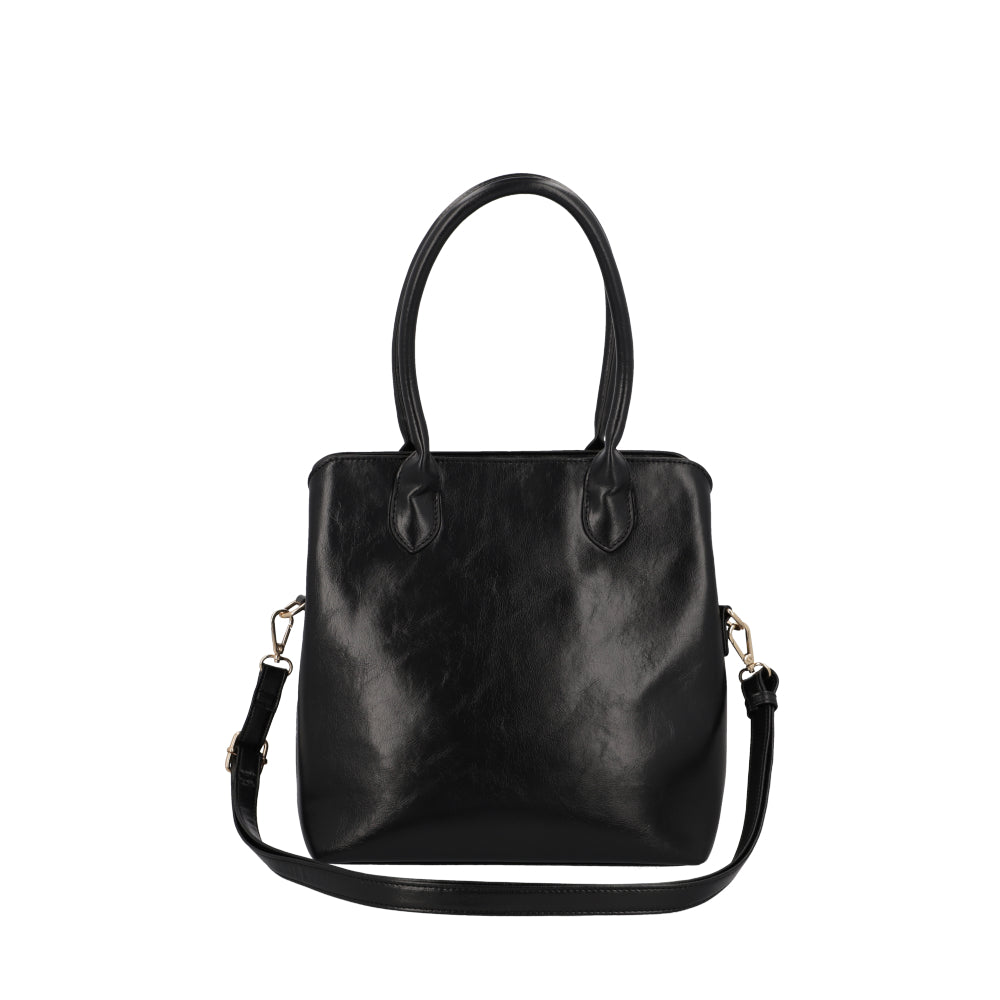 Cartera de Hombro Ginebra Negra L 3DV