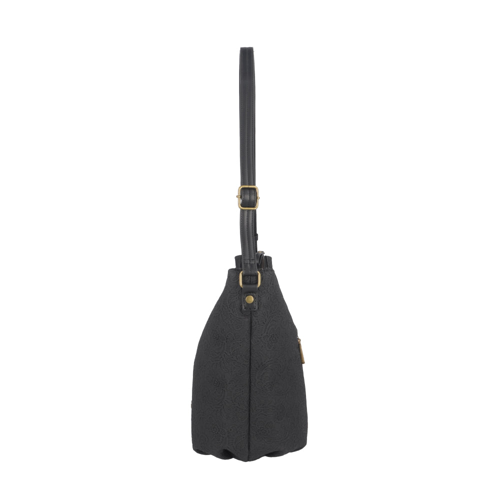 Cartera Bandolera Mumbai Negra Grande